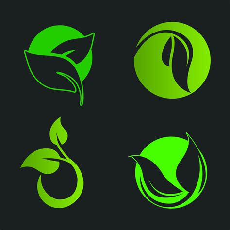Leaf Logo Template Leaf Graphic Creative Leaf Vector Design Leaf
