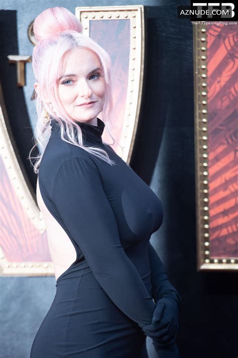 Grace Chatto Sexy Seen Flaunting Her Big Boobs At The Special Screening
