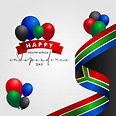 Südafrika Unabhängigkeit Tag Design Vorlage Illustration Stock Vektor ...