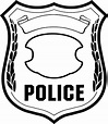 Download High Quality police badge clipart coloring Transparent PNG ...