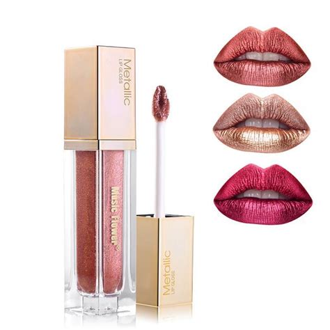 Colors Shimmer Lip Gloss Liquid Lip Stick Metallic Liquid Lipstick