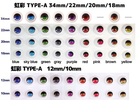 Anime Eye Color Chart