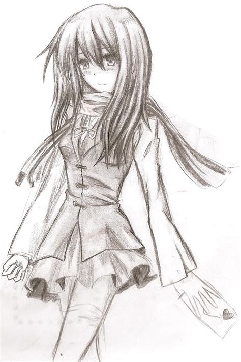 Pencil Drawings Of Anime People Images And Pictures Becuo