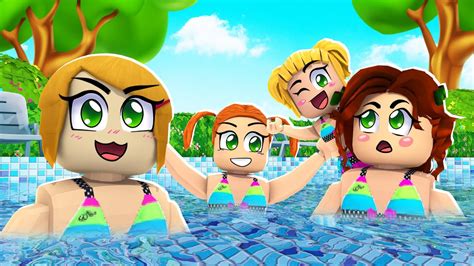 Roblox Three Hour Movie Brookhaven Summer Fun Pool Party Youtube
