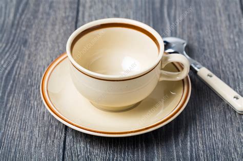 The empty cup is a new kind of coffeehouse that will be a gathering space with excellent coffee, local food, a market place, and live music. Empty coffee cup and saucer - Stock Image - F017/2908 ...