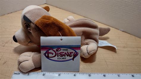 Disney Store Lady And The Tramp Mini Bean Bag With Tags Plush Animal