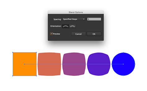 Controlling Gradients With The Blend Tool In Illustrator Highlander