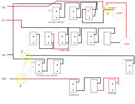 Electrical diagrams and schematics, electrical single line diagram, motor symbols, fuse symbols, circuit breaker symbols, generator symbols. Kitchen wiring issue - Home Improvement Stack Exchange