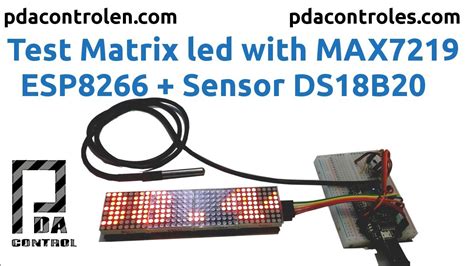 How To Control Max7219 Led Matrix With Esp8266 Nodemcu Over Wifi Vrogue