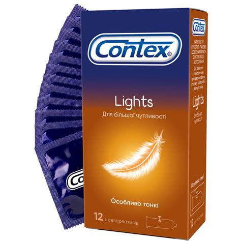 Презервативы латексные с силиконовой смазкой contex lights особенно