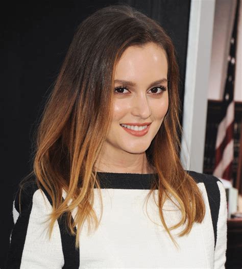 Leighton Meester Natural Hair Color