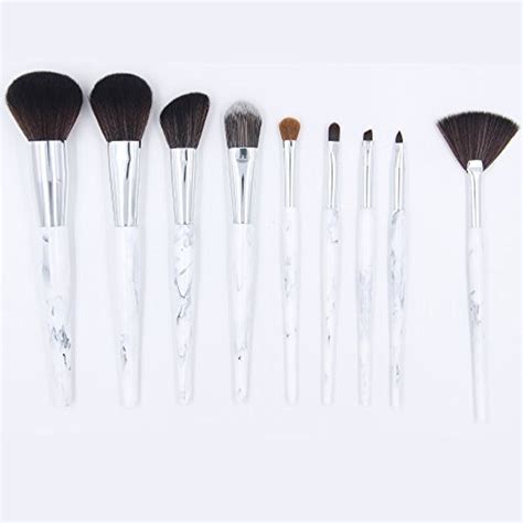 Professional Makeup Brushes Set Marble Pattern Premium Beauty Brushes Kabuki Cosmetics