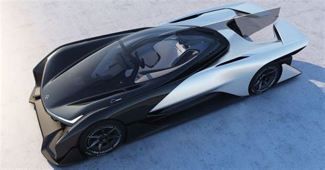 Faraday Future Unveils Super Powered Electric Concept Racecar At Ces