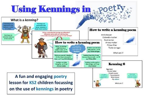 Kennings Ks2 Creative And Fun Poetry Lesson Teaching Resources