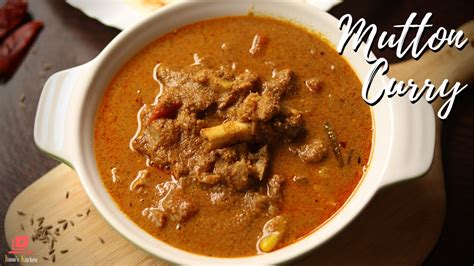 Mutton Curry Recipe Simple South Indian Style Mutton Curry Youtube