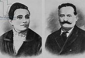 Benito Mussolini's parents : Rosa Maltoni and Alessandro Mussolini
