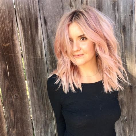 Gorgeous Pastel Pink Hair Color From Aveda Artist Isabella At Spoke And