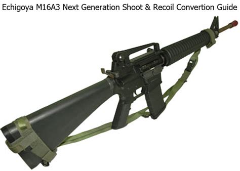 Make Your Own M16a3 Shoot And Recoil Aeg Popular Airsoft Welcome To