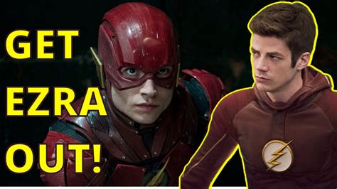 movement for grant gustin to replace ezra miller as the flash gains steam youtube