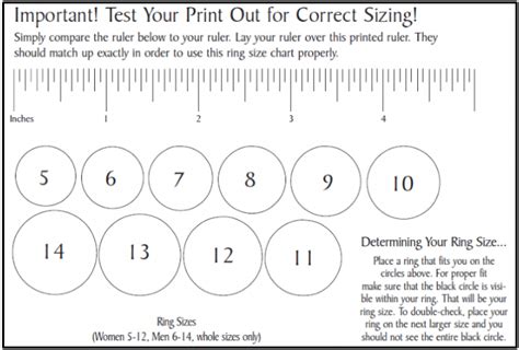 Ring Size Chart In Centimeters Mentar