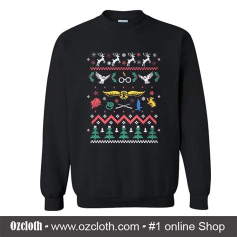 Harry Potter Christmas Sweatshirt Ozcloth