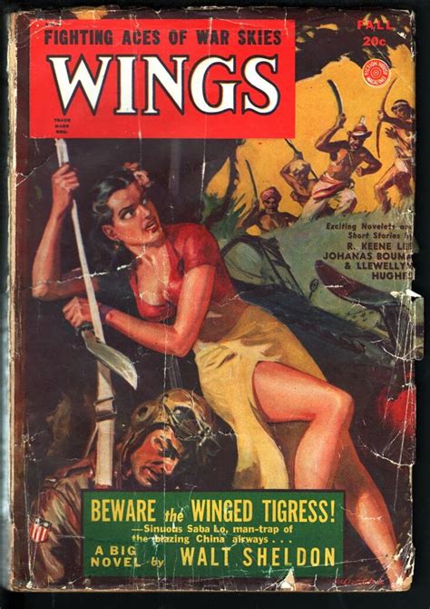 Wings Pulp Fall 1948 Spicy Good Girl Art Fiction House G Good