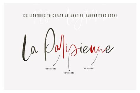 La Parisienne A Classy Script Signature Fonts Script Quote Prints