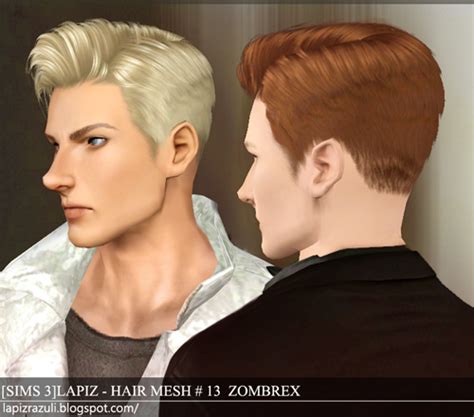 Cool Hairstyle 13 And 15 Zombrex And Cupcake Sims 3 Hairs