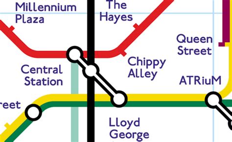 Cardiff Underground Map