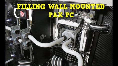 The atx and towered series are pricer than others. Custom Wall / Vesa mounted Water Cooled PC build PAX FILLING with Liquid + leak testing DIY Case ...