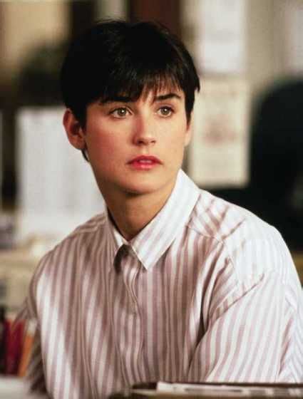 Messy bob hairstyles short pixie haircuts celebrity hairstyles pixie cut styles short hair styles pixie cuts demi moore short hair short hair tomboy cute cuts. Iconic Hair - Demi Moore's Short Pixie in Ghost | Demi ...