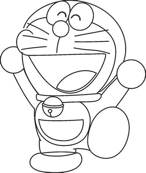 Mewarnai Doraemon Lucu Cara Gambar Doraemon Step By S
