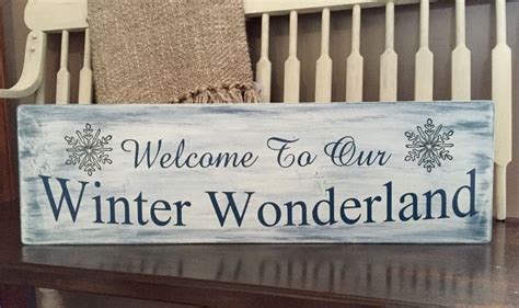 Winter Wonderland Welcome To Our Winter Wonderland Etsy Winter