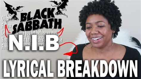Breakdown And Analysis Of The Lyrics Of Black Sabbath N I B Youtube