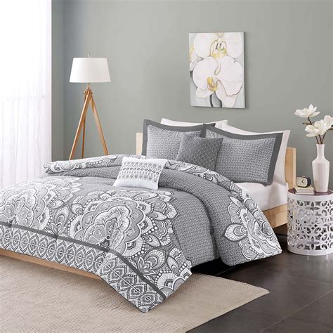 Best Grey And White Bedding Sets Cree Home