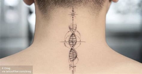 Single Needle Dna Tattoo