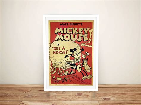 Buy A Movie Poster Print For Mickey Get A Horse Blue Horizon Prints Au