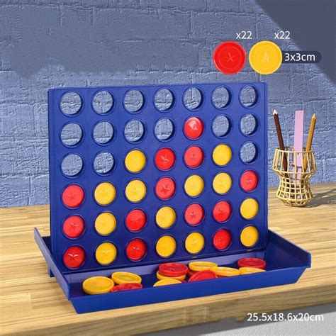 Large Connect Four In A Row 4 In A Line Board Game Kids Children