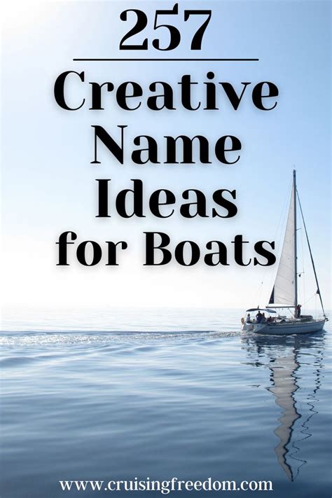 257 Creative Name Ideas For New Boats And Renaming Old Boats In 2023