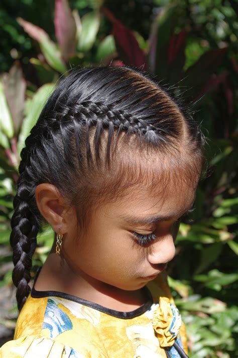 Girls with any hair texture having medium to long length hair can wear two braid hairstyles. Braids & Hairstyles for Super Long Hair: Micronesian Girl ...