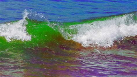 Colorful Wave Digital Art By Ernie Echols Fine Art America