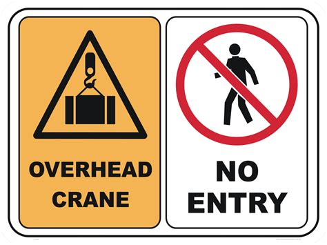 Overhead Crane Safety Signage