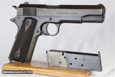 Excellent Original Us Army Colt 1911 1918 Black Army