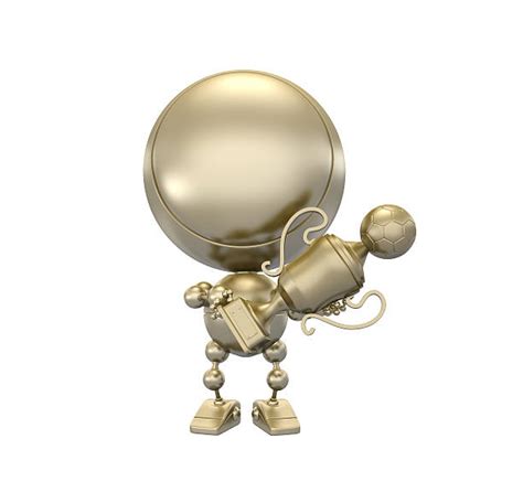 Holding Gold Trophy Abstract 3d People Pictures Images And Stock