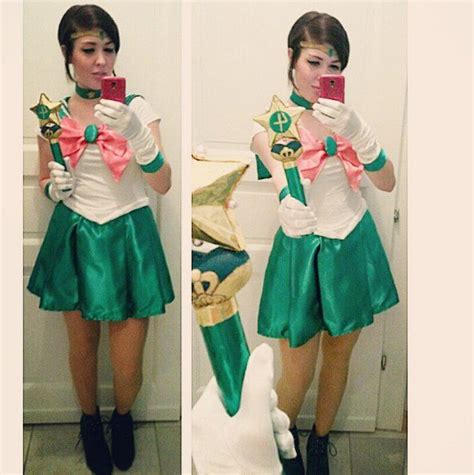 Diy Sailor Jupiter Sailor Moon Costume Sailor Jupiter Sailor Jupiter Costume