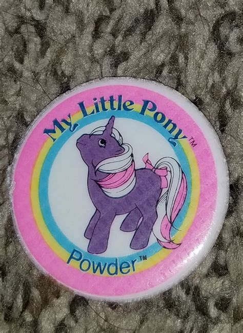 Mlp My Little Pony Vintage G1 Sticker Powder