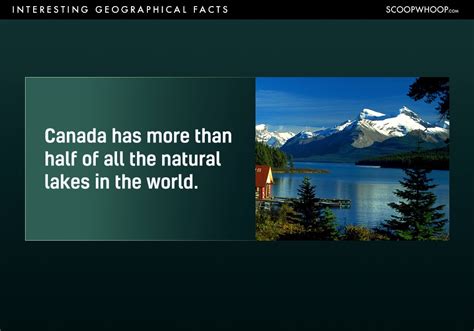 18 Interesting Geographical Facts | 18 Fun Geographical Facts You Didn ...