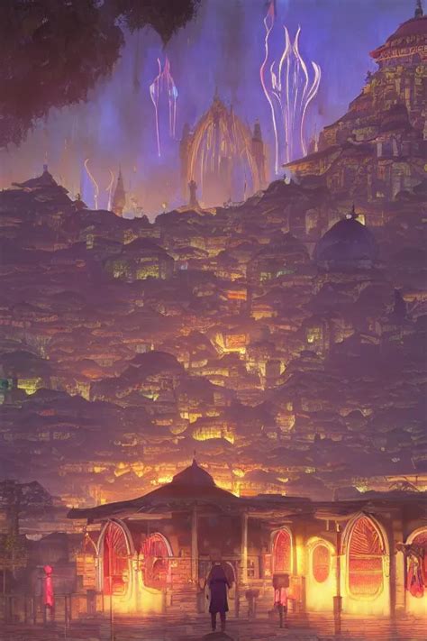 The City Of Vivec In Morrowind Dark Elves And Khajit Stable