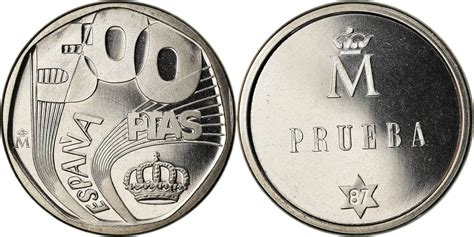 Spain 500 Pesetas 1987 Madrid Coin Juan Carlos I Madrid Proof Ms65