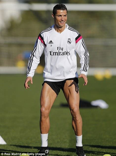 cristiano ronaldo proves he s real madrid s mr muscle as ballon d or holder reveals incredibly